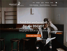 Tablet Screenshot of deskall.ch